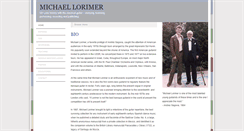 Desktop Screenshot of michaellorimer.com